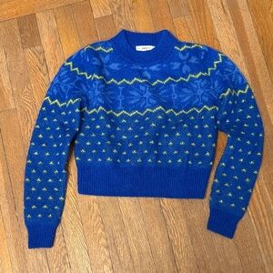 ZARA fair isle sweater